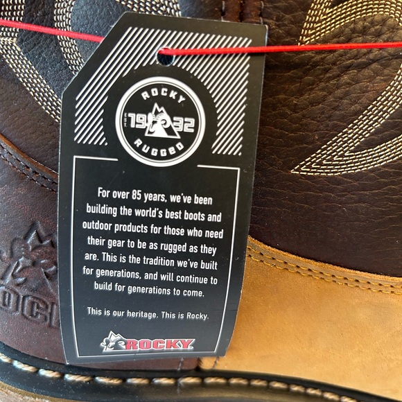 ROCKY BOOTS NWT - no box BRANSON ROPER WESTERN BOOTS 2732 SIZE 11.5 Medium - Picture 3 of 12